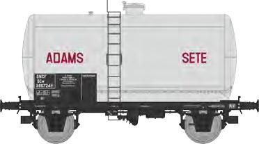 REE models WB-987 Fauvet Girel tank wagon ADAMS-SETE Period III