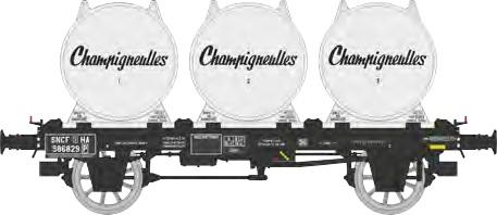 REE models WB-989 Beer transport tank wagon CHAMPIGNEULLES Period III