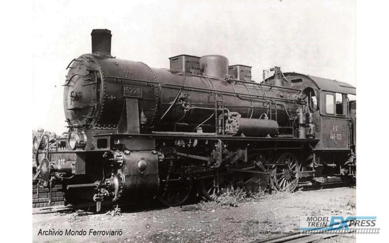 Rivarossi 2811S FS, (GR.460) 3-dome symetrical boiler, black livery, period III with original numbers painted in white on the cabin, DCC Sound
