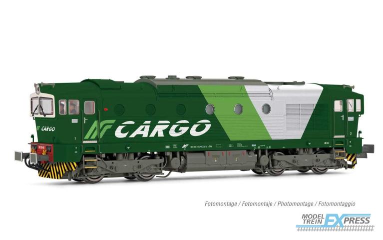 Rivarossi 2865 NordCargo, DE 520 green/white livery, ep. VI markings