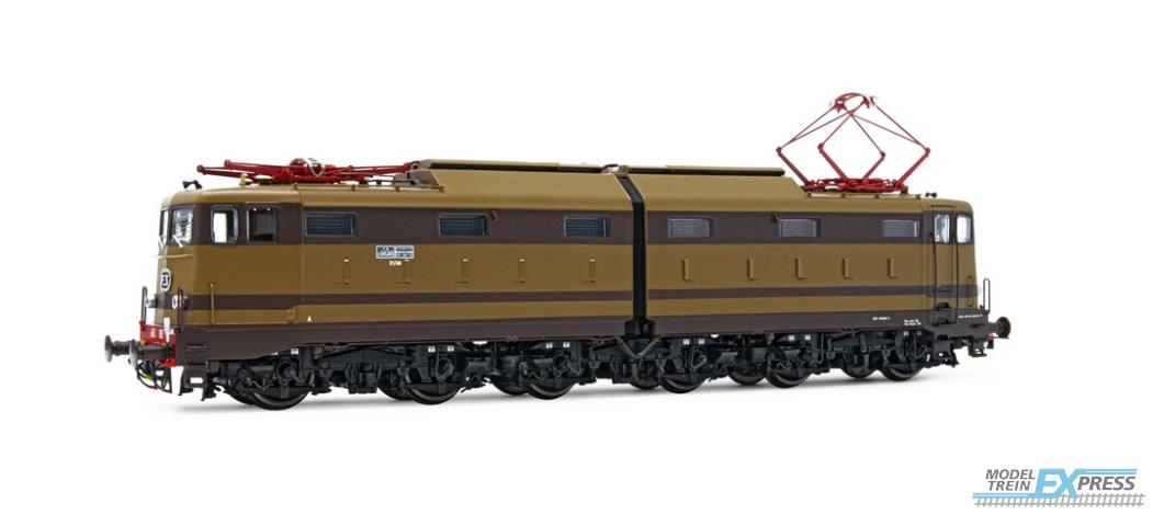 Rivarossi 2872 FS, electric locomotive E.645 2nd series castano/isabella livery, original front windows, ep. IV-V