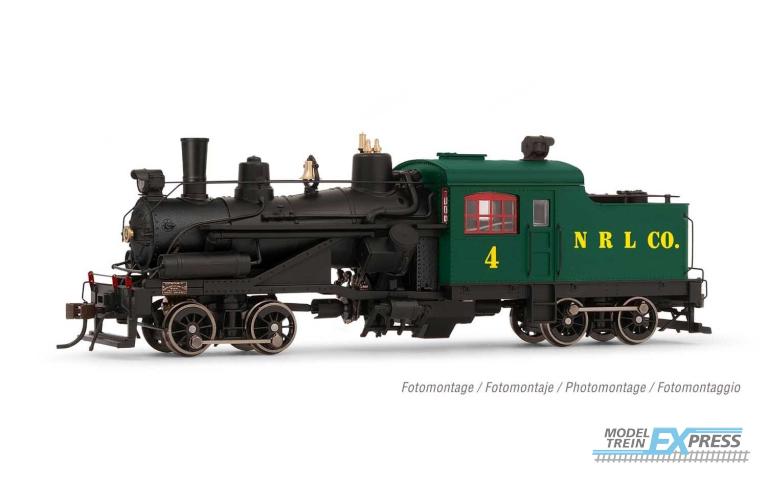 Rivarossi 2883S Heisler steam locomotive 2-truck model Northern Redwood Lumber Company 4 period III DCC Sound