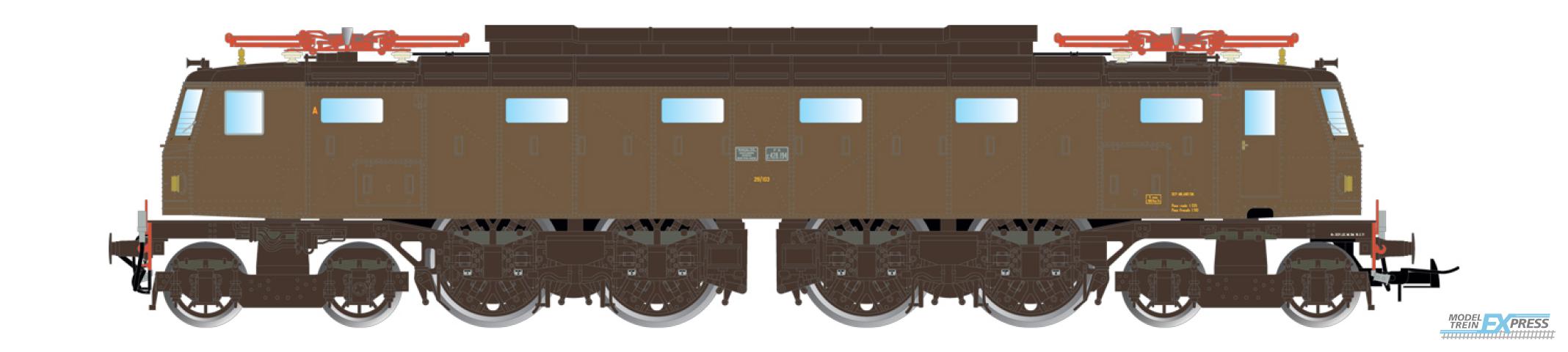 Rivarossi 2902 FS Electric locomotive E428 2nd series original wheels ep IV