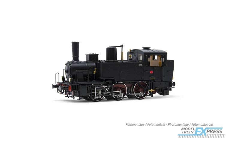 Rivarossi 2918S FS steam locomotive Gr835 with electric lamps and white DCC