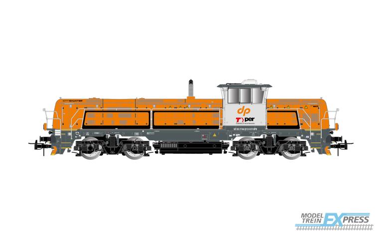 Rivarossi 2923 Dinazzano Po / TPER, diesel locomotive Effishunter 1000, orange/light grey, ep. VI