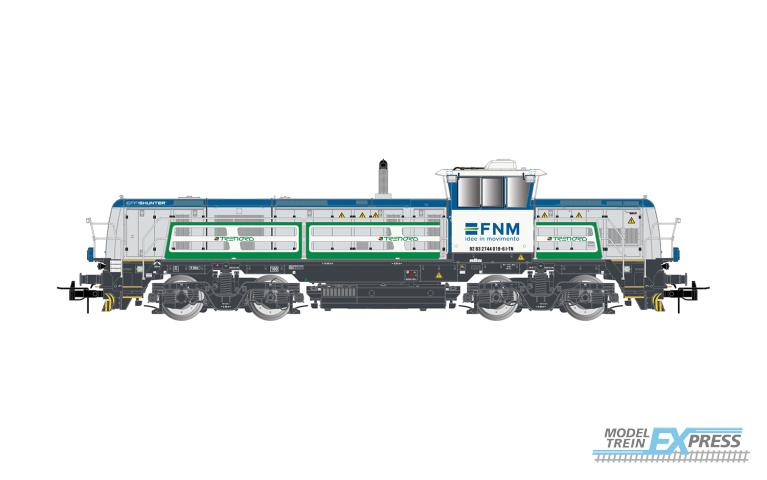 Rivarossi 2924S FNM / Trenord, diesel locomotive Effishunter 1000, grey/blue/green, ep. VI, with DCC sound decoder