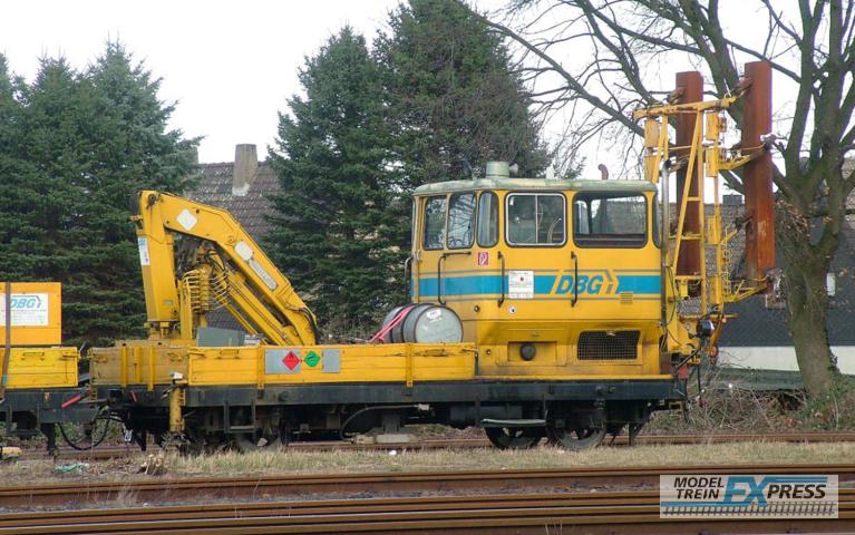 Rivarossi 2925D DBG, maintenance vehicle KLV 53, yellow/blue livery, ep. V-VI, with DCC Decoder