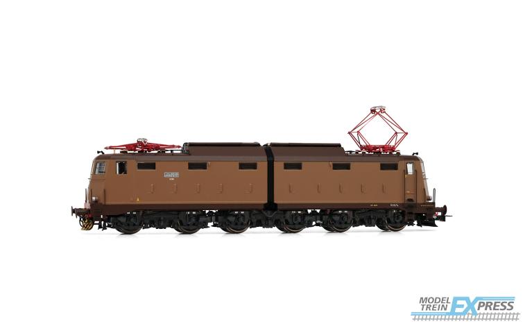 Rivarossi 2934S FS, 6-axle electric locomotive E.645 1st series, castano/isabella livery, simplified FS logo, pantographs 42U, ep. IV-V, with DCC sound decoder
