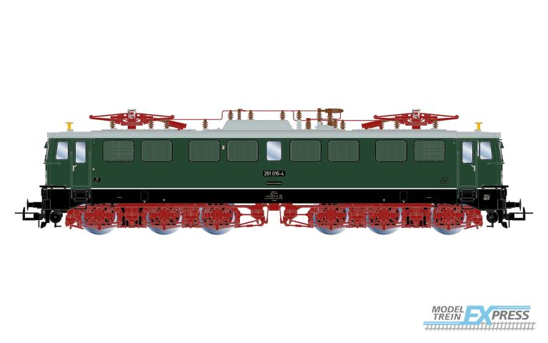Rivarossi 2942 DR, 6-axle electric locomotive 251 015-4, green livery with red bogies, ep. IV