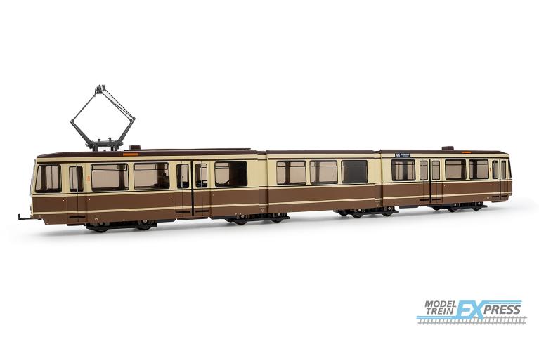 Rivarossi 2944 Tram, Duewag N8, (Dortmund) brown/beige livery, Epoche IV