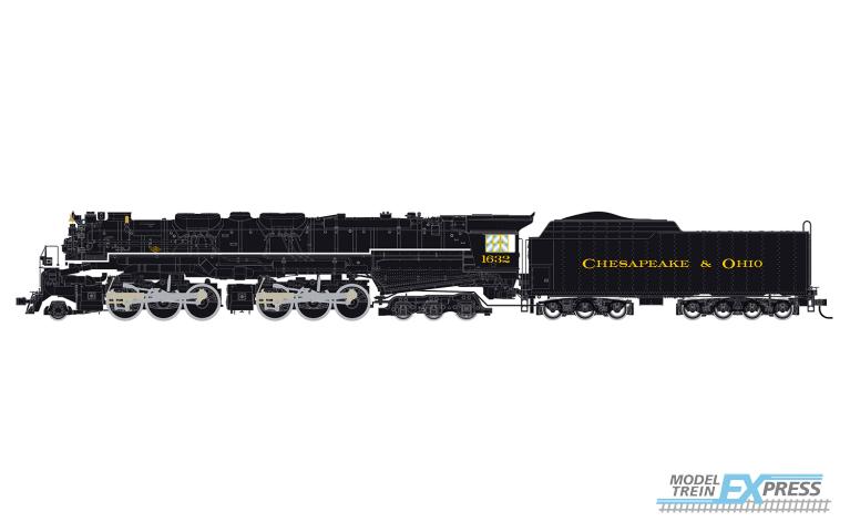 Rivarossi 2951 Cheseapeake & Ohio, articulated steam locomotive 2-6-6-6 "Allegheny", #1632