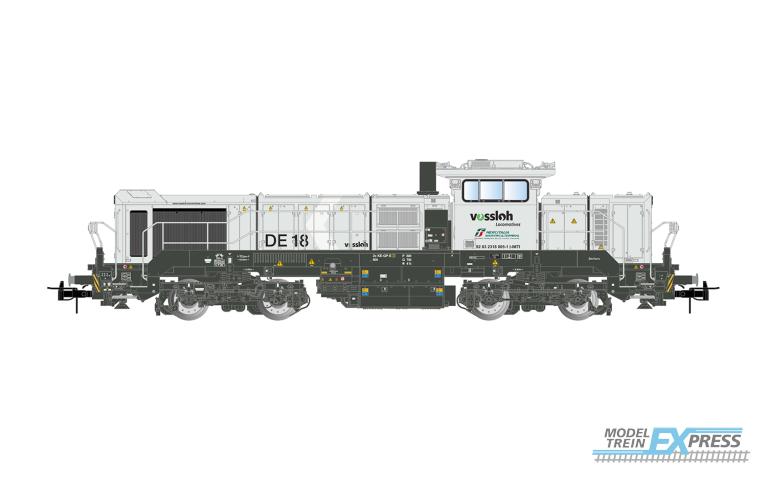 Rivarossi 2969 FS Mercitalia S&T, diesel locomotive Vossloh DE 18, grey livery, ep. VI