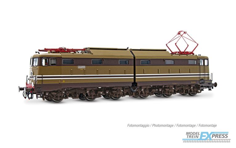 Rivarossi 2979HM FS, E.645 2nd series, aluminium stripes, brown bogies, large steps, ep. IV, BLE Sound Decoder