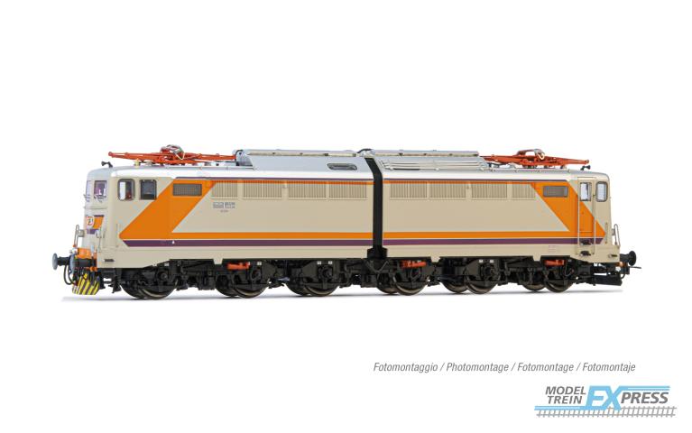 Rivarossi 2980 FS, E.646 "Navetta", MDVC livery, silver roof, Triplex windows, side dampers, ep. V
