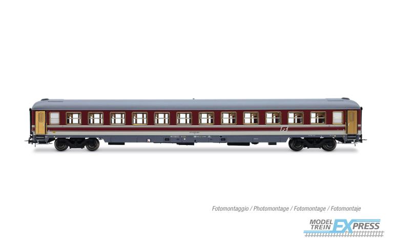 Rivarossi 4409 FS, UIC-X 1979 coach for the transport of prisoners, red/grey livery, ep. IV-V