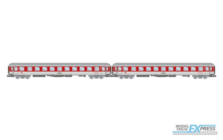 Rivarossi 4416 DB Nachtzug, 2-unit pack couchettes Bvcmz248, white red/ livery, ep. V