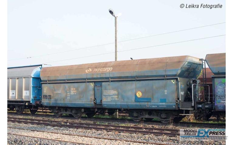 Rivarossi 6522 PKP, 2-unit pack 4-axle hopper wagons, blue livery "PKP Cargo", period V