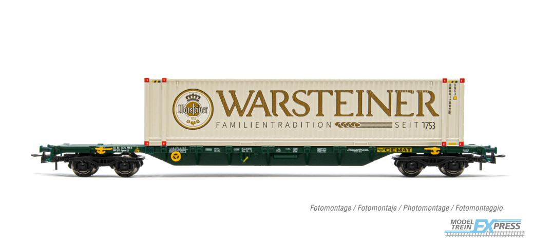 Rivarossi 6578 CEMAT 4-axle container wagon Sgnss with 45' container Warste