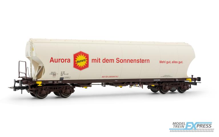 Rivarossi 6625 DB, 4-axle cereal hopper wagon with rounded lateral sides "Aurora", ep. V