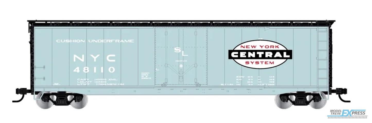 Rivarossi 6635A NYC, plug door boxcar, light blue livery with roof walkway, #48110