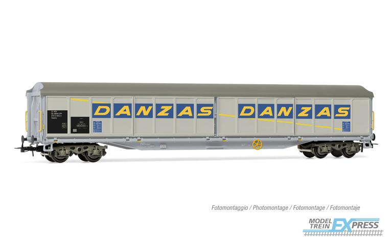 Rivarossi 6649 SBB, 4-axle sliding-wall wagon Habils "Danzas", ep. V