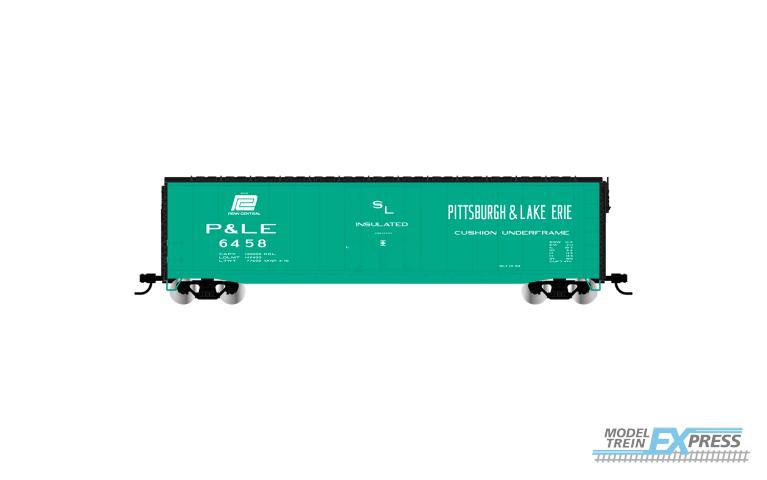 Rivarossi 6663D P&LE, plug door boxcar, light blue livery without roof walkway, #6467