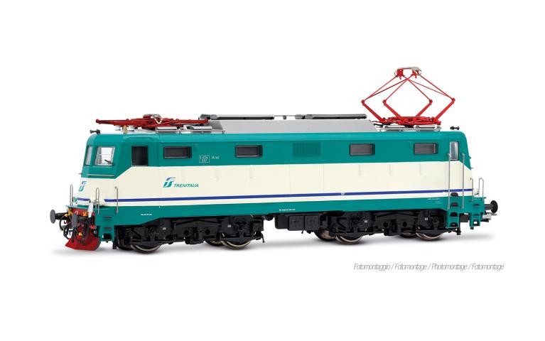 Rivarossi 9010 FS, E.424 "Navetta", XMPR livery, pantographs 52, 5 side windows, ep. V