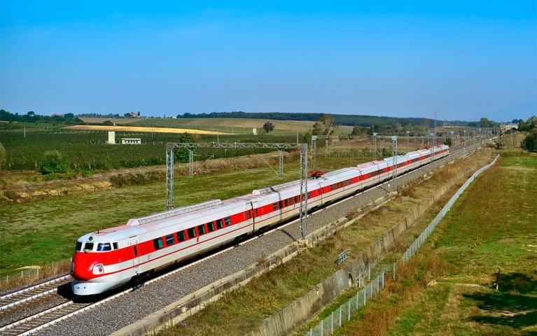 Rivarossi 9015 FS, ETR 450, 1st/2nd cl., IC 500/517 "Giotto" Milano-Roma, ep. V, 4-unit base set