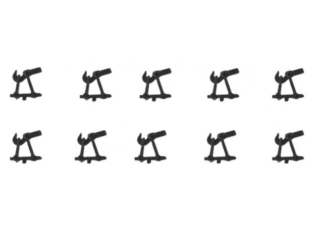 Rivarossi HC8053 Realistic couplers made of metal die-cast (set of 10 pcs)