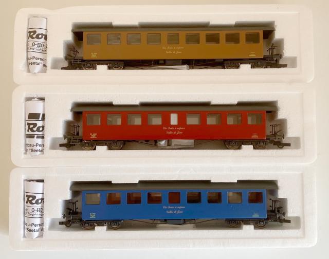 Roco gebruikt materiaal 2001 3-delige set "Vallee de Joux"