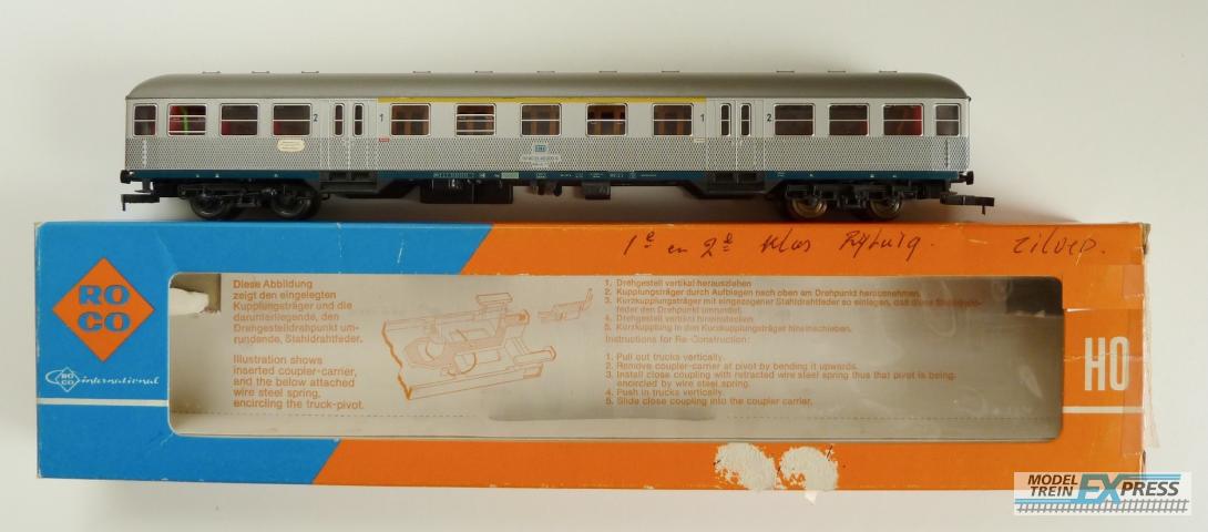 Roco gebruikt materiaal 4266 ilverling, 1e/2e klasse rijtuig DB in goede staat met doos en binnen verlichting
