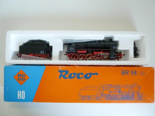 Roco gebruikt materiaal 43203 DRG stoomlok BR 58, in goede staat, in doos