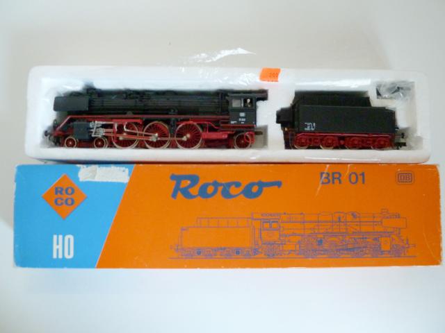 Roco gebruikt materiaal 43242 DB stoomlok BR 01, in goede staat, in doos