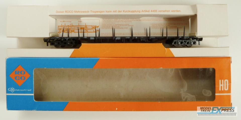 Roco gebruikt materiaal 4357 4 as rongenwagen in goede staat in doos