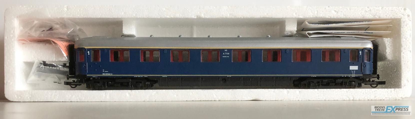Roco gebruikt materiaal 44284 Roco Plan D 1e klas A 7709, blauw zonder NS logo, in doos