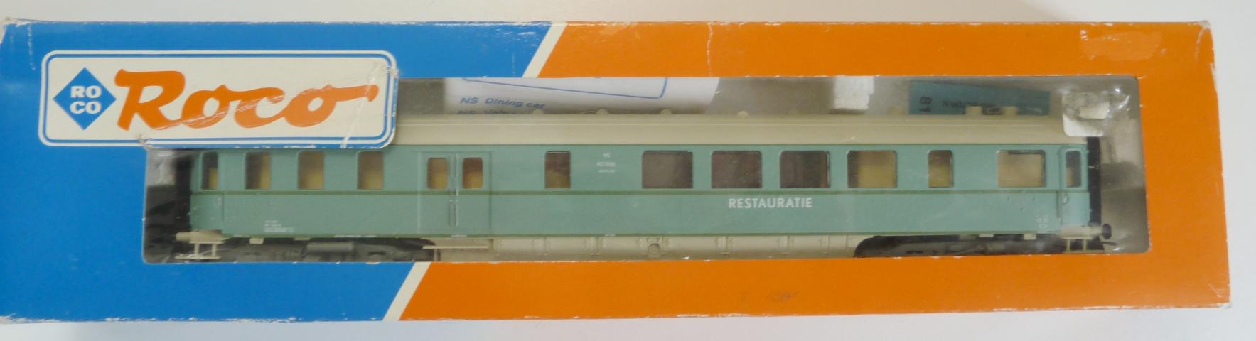 Roco gebruikt materiaal 44290 Roco Plan D restauratie turquoise in doos