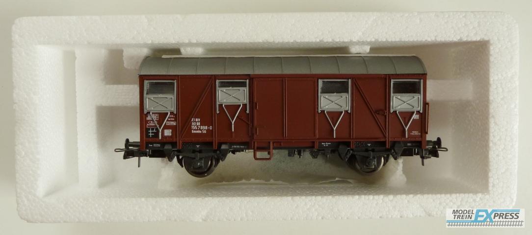 Roco gebruikt materiaal 46266 DB Gedeckter Guterwagen in goede staat in doos