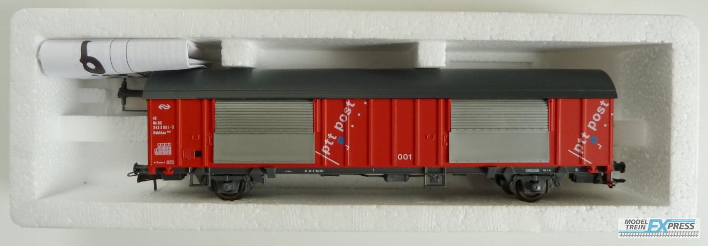 Roco gebruikt materiaal 46281 Roco NS PTT POST  rood met grijs ( nummer op wagen kan afwijken ) z.g.a.n in doos