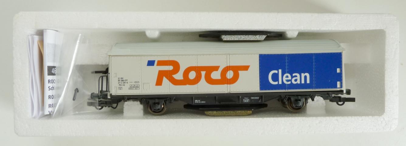 Roco gebruikt materiaal 46400 ROCO CLEAN Reinigungswagen z.g.a.n in doos