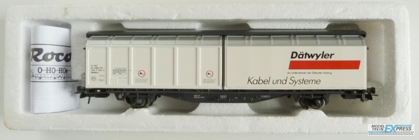 Roco gebruikt materiaal 46933 Goederenwagon Dätwyler Kabel und Systeme SBB 2 ass. z.g.a.n in doos