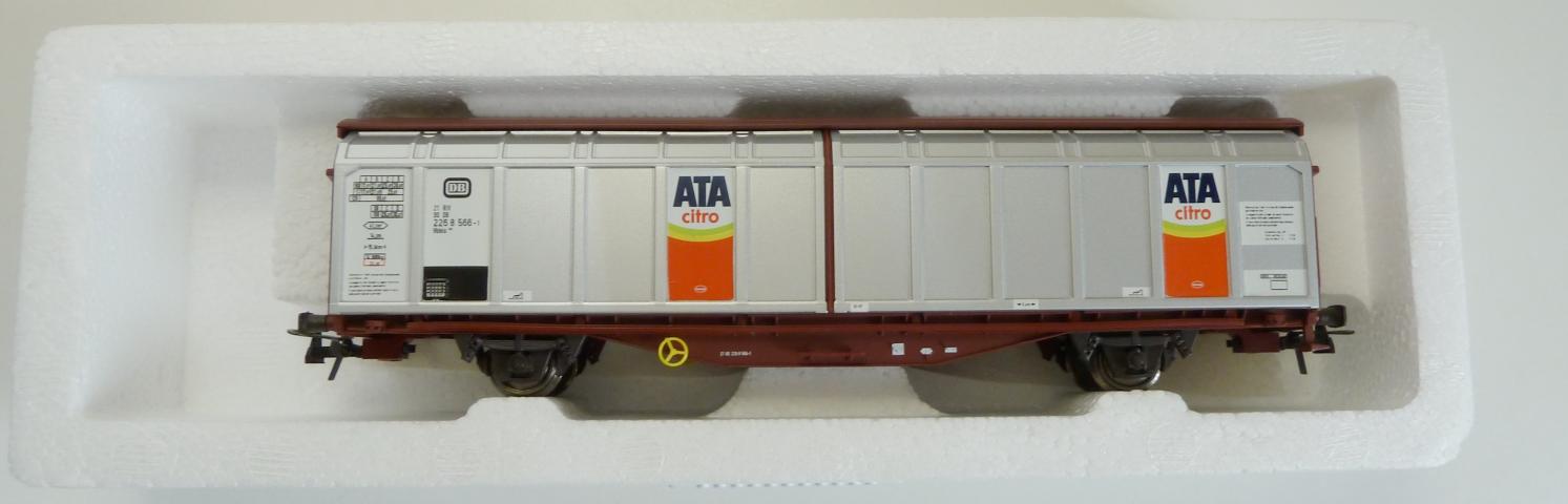 Roco gebruikt materiaal 46936 Roco Schuifwandwagen ATA citro DB z.g.a.n in doos