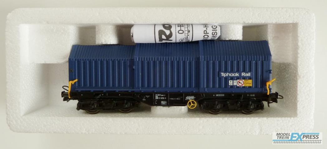Roco gebruikt materiaal 47191 SBB Tiphook Rail Telescopic Hood Wagon z.g.a.n in doos