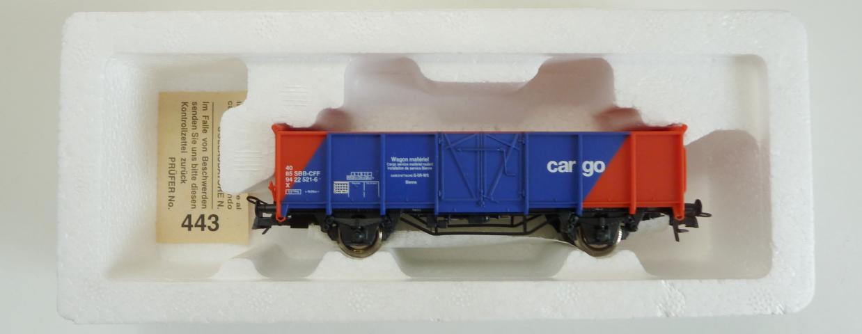 Roco gebruikt materiaal 47830 Roco Goederenwagen SBB Cargo z.g.a.n in doos