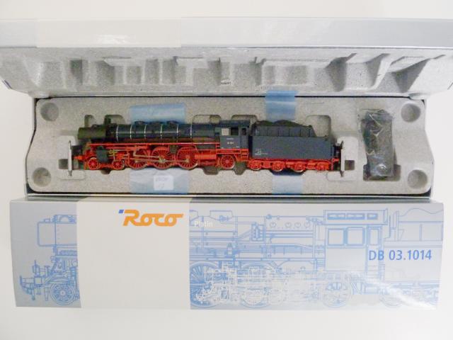 Roco gebruikt materiaal 63281 DB stoomlok BR 03 blauw, in goede staat, in doos
