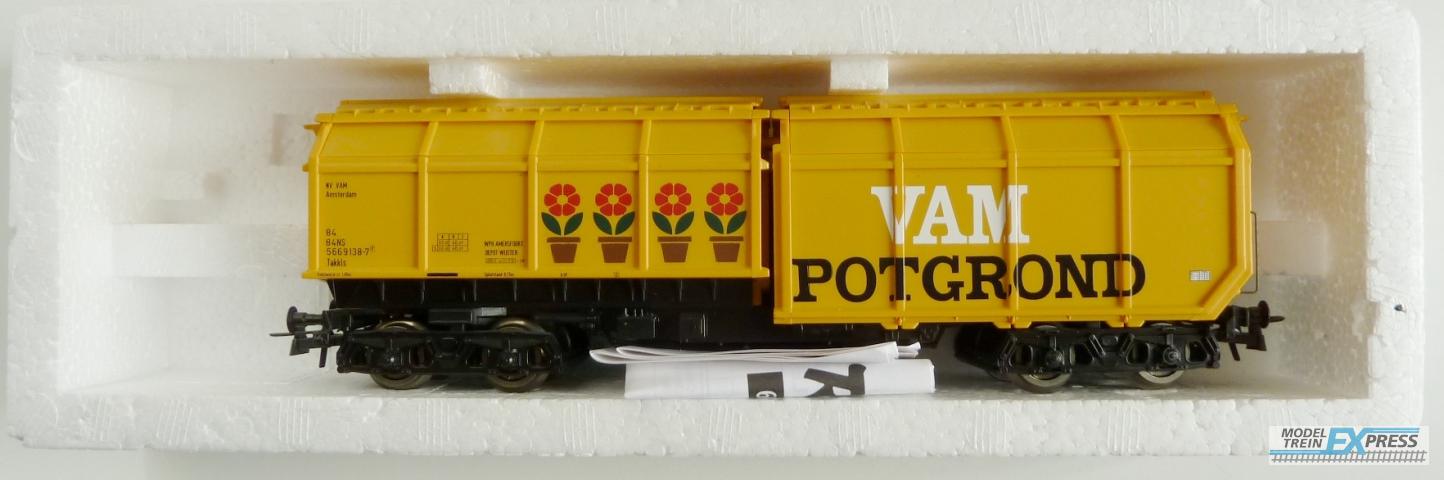 Roco gebruikt materiaal 66028.2 VAM wagen los Potgrond z.g.a.n in doos