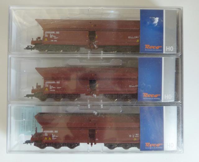 Roco gebruikt materiaal 66172 3-delige set DB-AG onderlossers, in goede staat, in doos