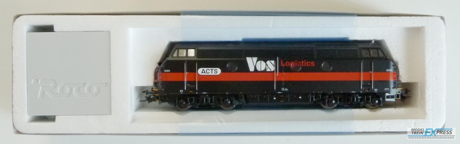 Roco gebruikt materiaal 68770 Roco diesellok ACTS ( zwart )6701, digitaal, zgan in doos