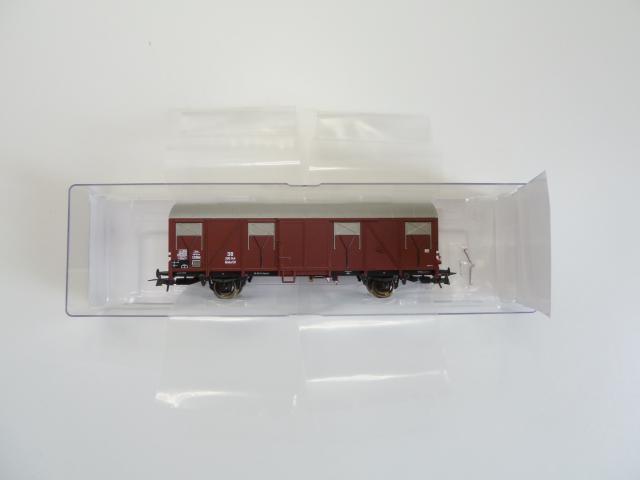 Roco gebruikt materiaal 76613 Gedeckter Güterwagen Glmhs mit Schlussleuchte (nieuw in doos)