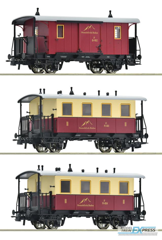 Roco 6200063 3er Set Personenzug Sonnblick-