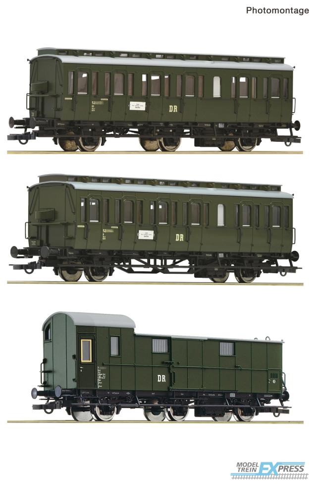 Roco 6200130 3er Set Nebenbahnzug DR #1